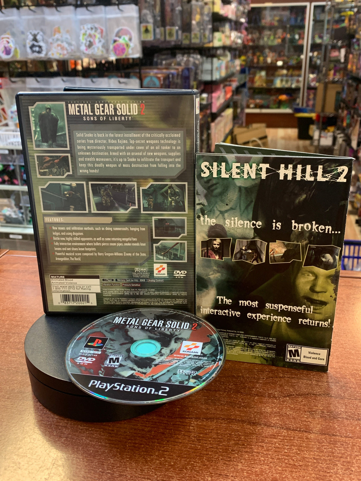 Metal Gear Solid 2 (PS2 Sony Playstation, Video Game) **TESTED**