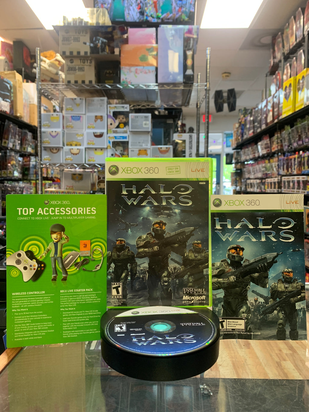 Halo Wars (Microsoft Xbox 360, Video Game)