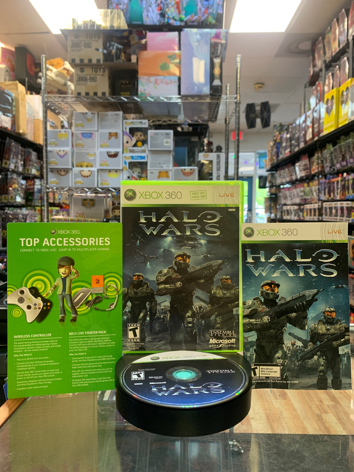 Halo Wars (Microsoft Xbox 360, Video Game)