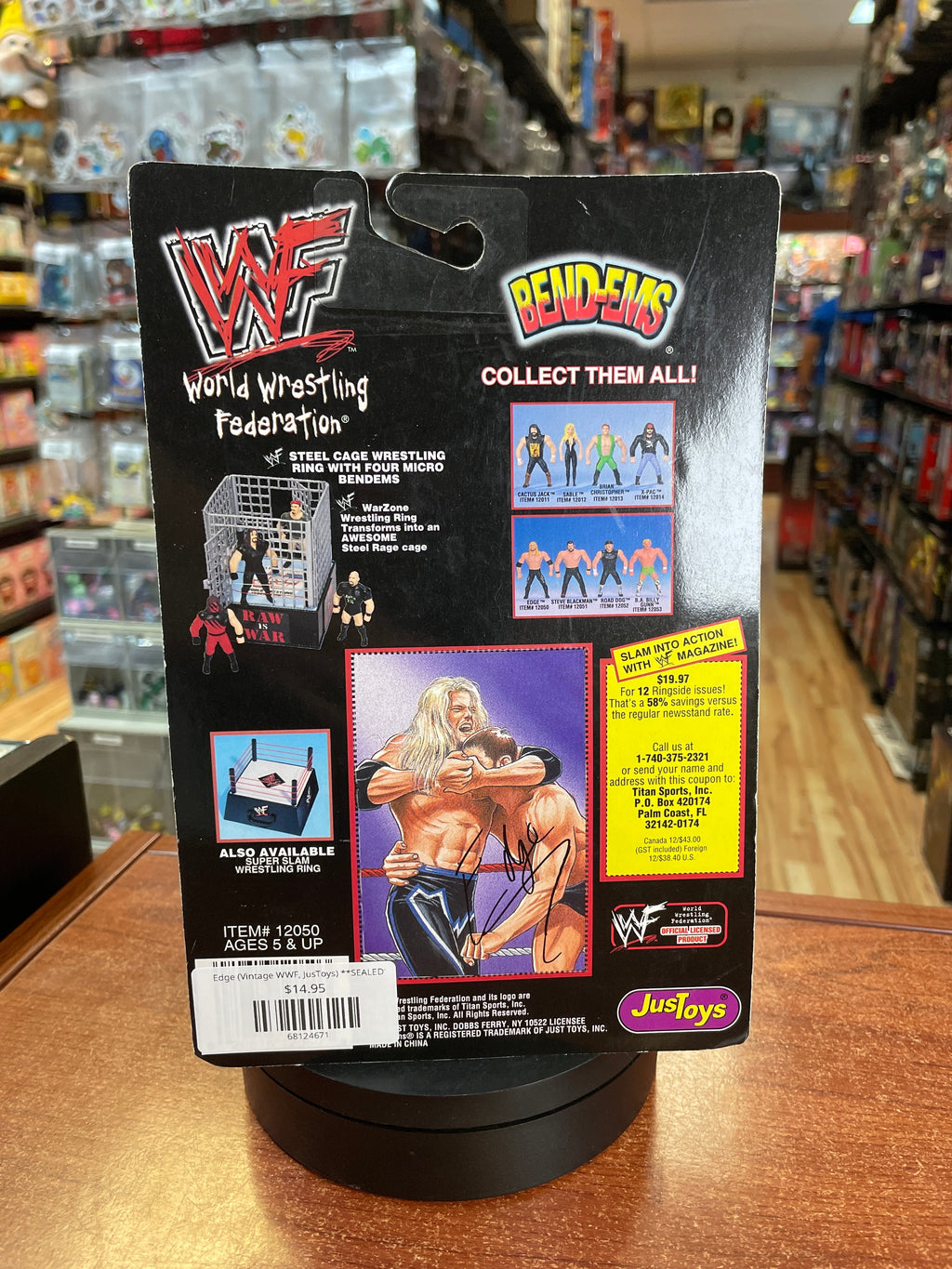 Edge (Vintage WWF, JusToys) **SEALED**