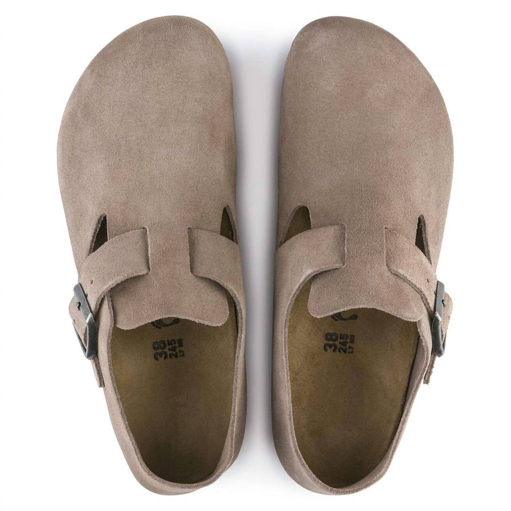 Women's London Clog In Taupe  Suede