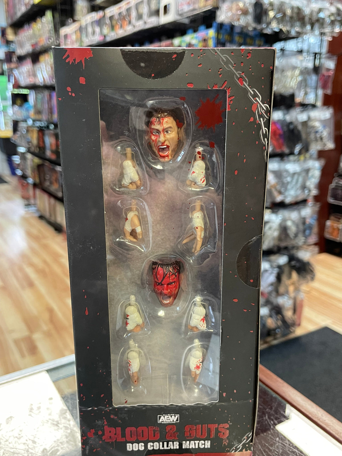 Blood & Guts: CM Punk & MJF  (AEW Unmatched Collection, Jazwares) **SEALED**