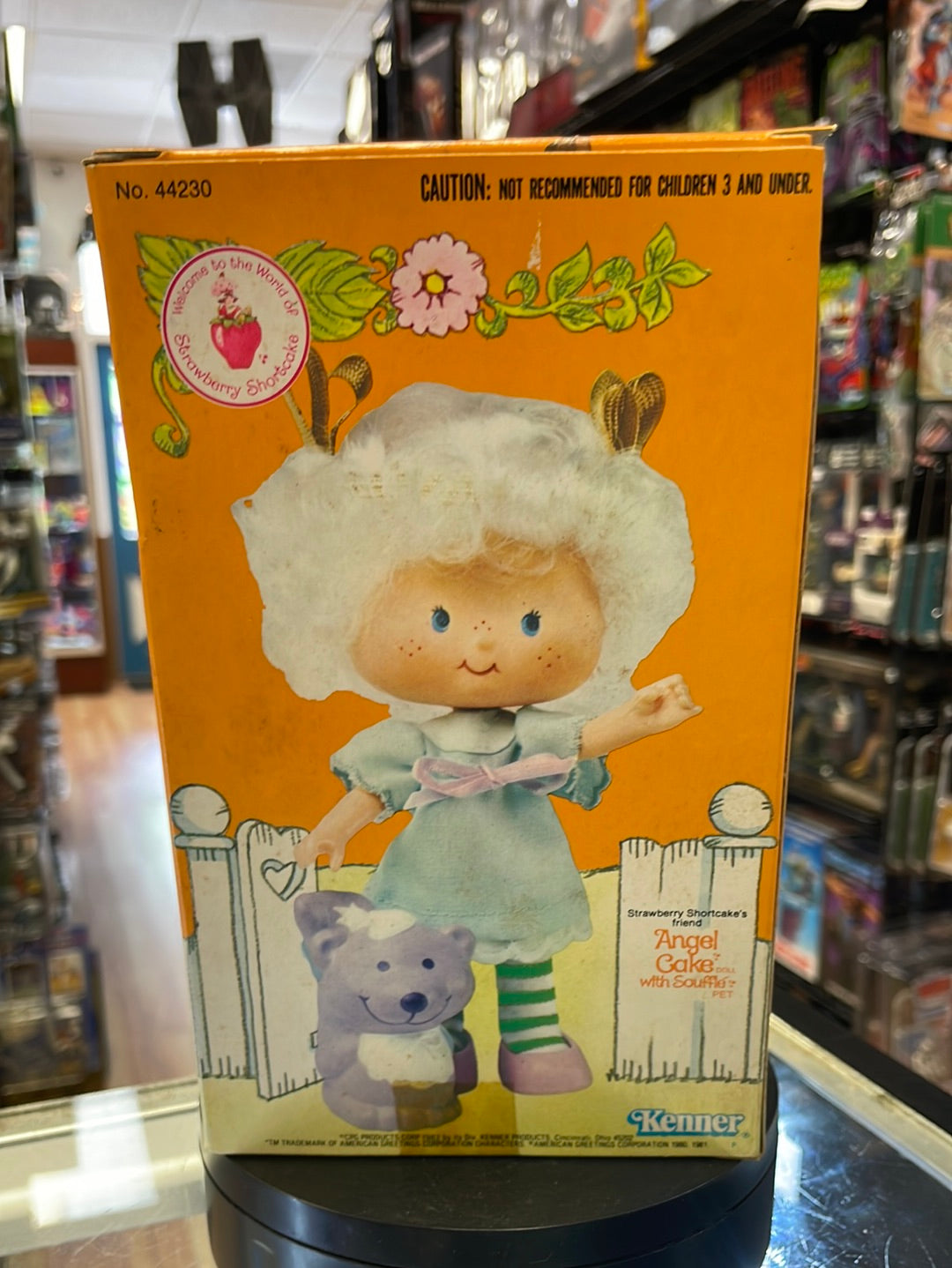 Angel Cake with Souffle (Vintage Strawberry Shortcake, Kenner) Open Box