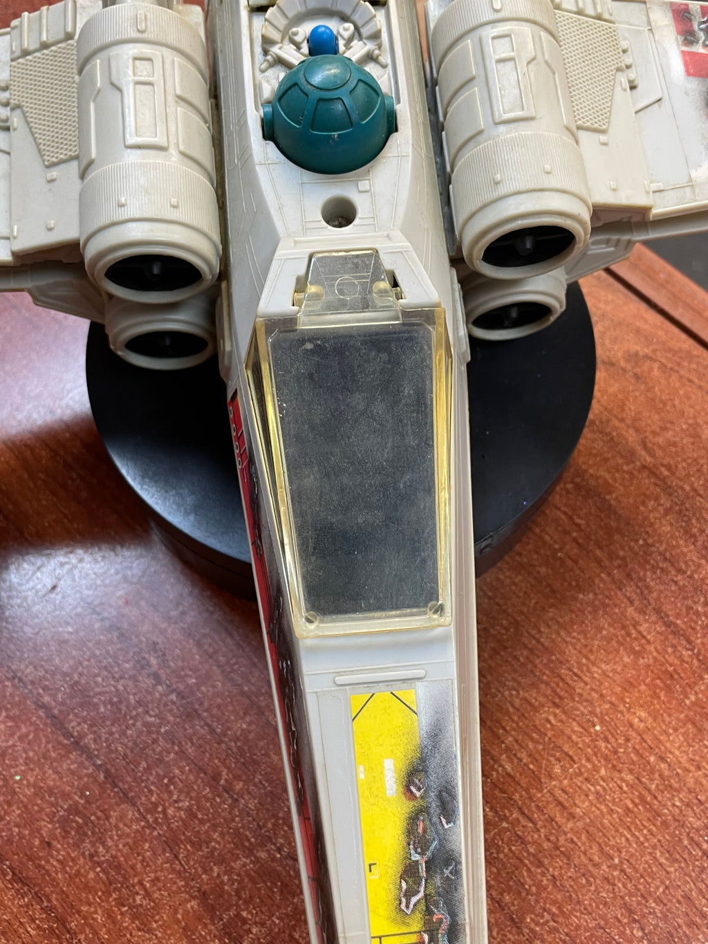 Battle Damage X-Wing Fighter With Stickers (Vintage Star Wars ESB, Kenner)