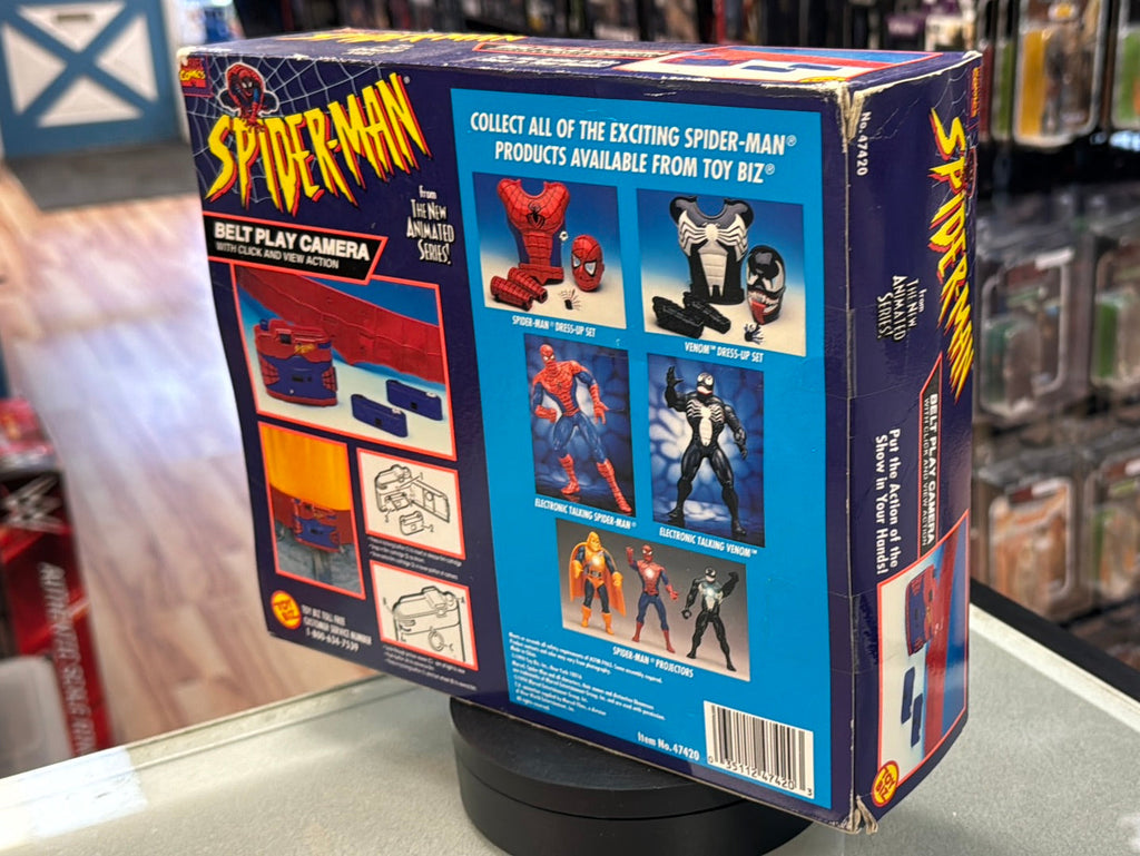 Belt Play Camera with Click & View (Vintage Marvel Animated Spider-Man, Toybiz) SEALED