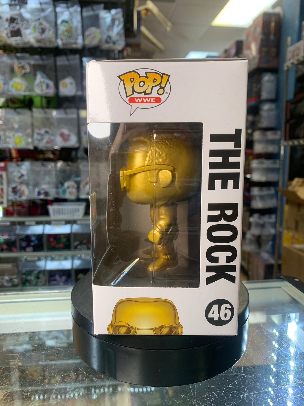 Gold Rock NYCC #46 (Funko Pop, WWE)