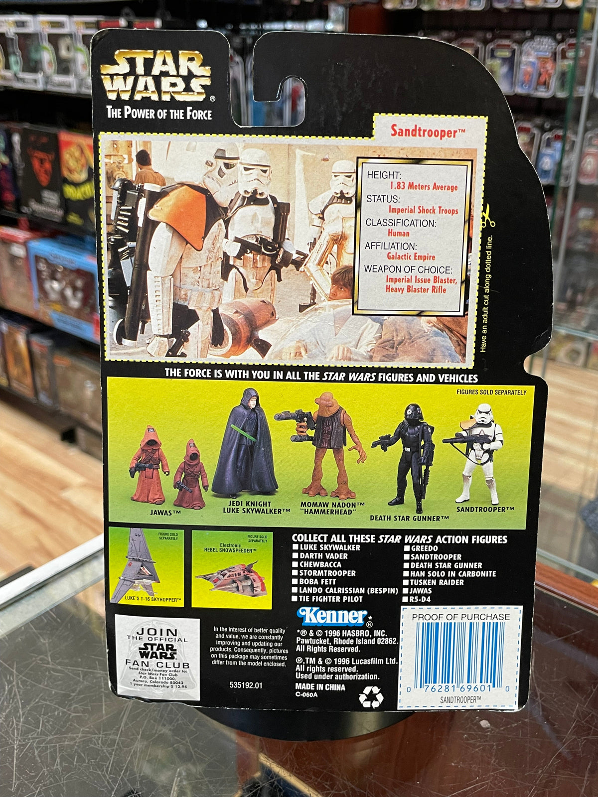 Sandtrooper (Vintage Star Wars, The Power of the Force) SEALED