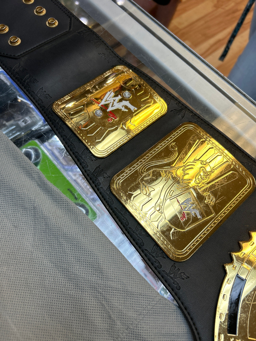 Winged Eagle Championship Belt with Bag (Vintage WWF, Figures Toy Company)