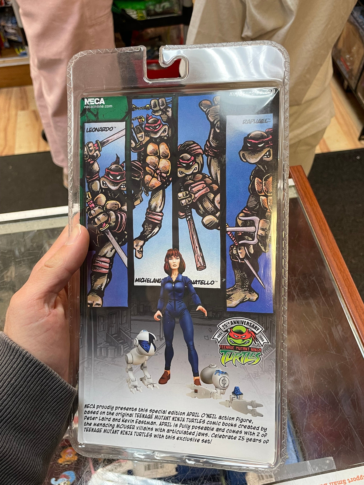 April O’Neil Mirage 2009 SDCC Exclusive (TMNT Teenage Ninja Turtles, Neca) SEALED