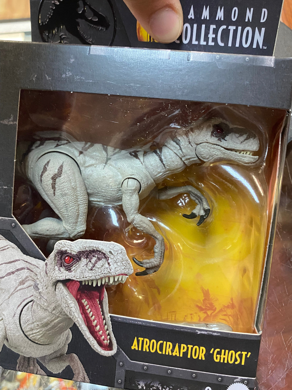 Atrociraptor Ghost (Jurassic Park Hammond Collection, Mattel) SEALED