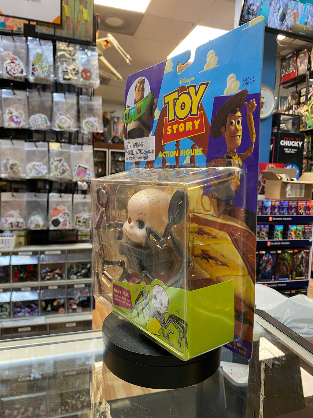 Baby Face with Blinking Eye (Vintage Toy Story, Thinkway) SEALED