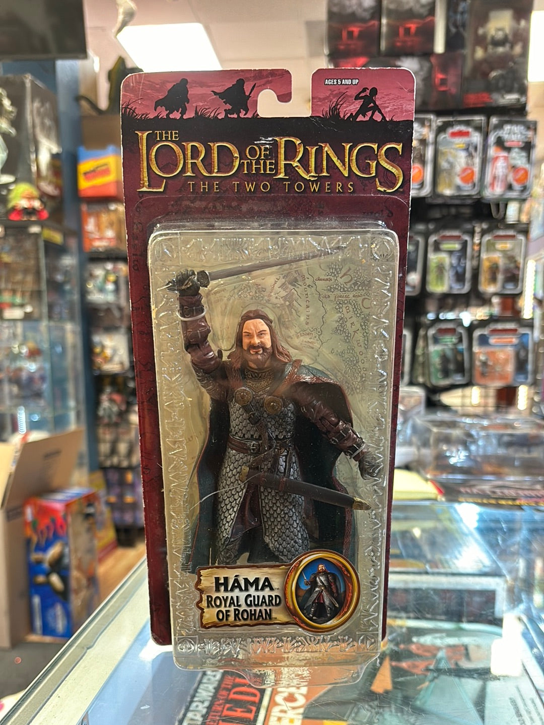 Hama Royal Guard of Rohan (Vintage Lord of the Rings, Toybiz) SEALED