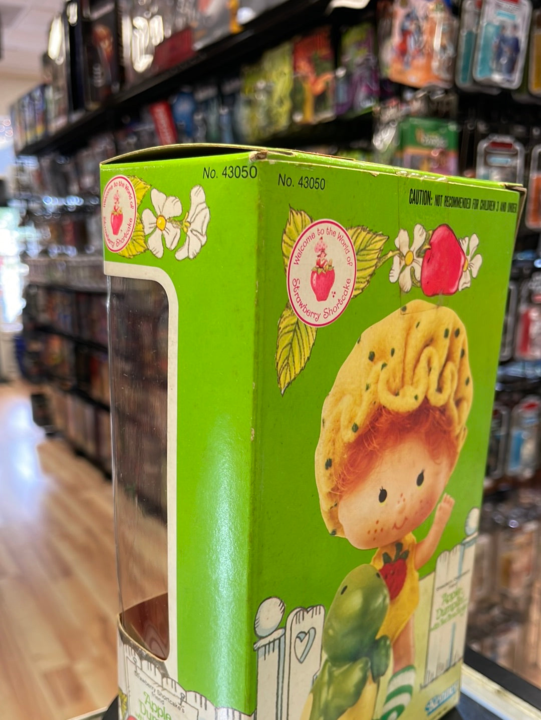 Apple Dumplin with Tea Time Turtle (Vintage Strawberry Shortcake, Kenner) Sealed