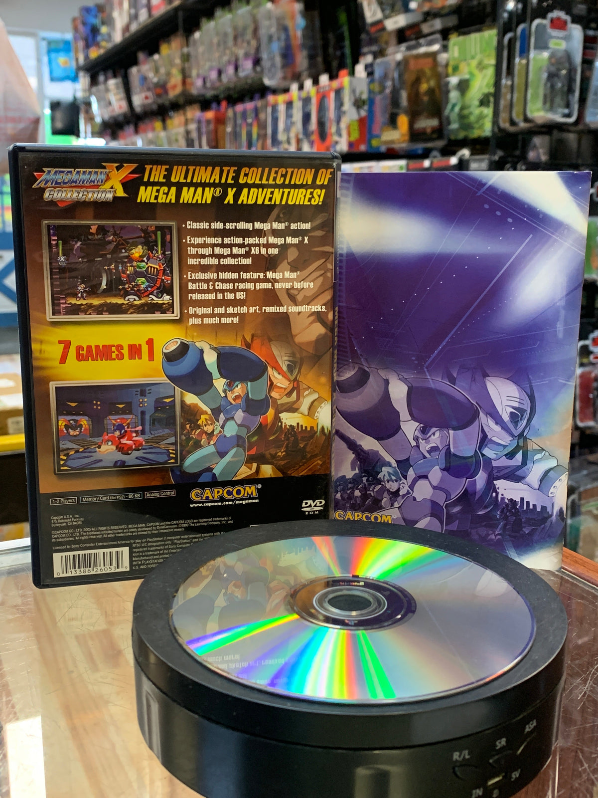 Mega man X Collection (Sony Playstation PS2, Video Game) **COMPLETE**