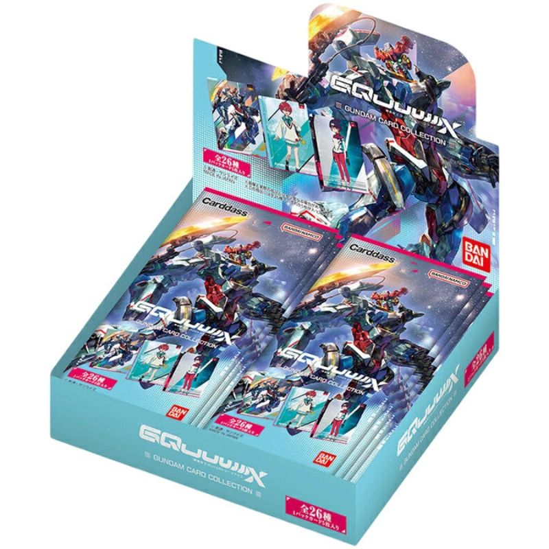 BANDAI GUNDAM CARD COLLECTION Gundam GQuuuuuuX Booster Pack Box TCG JAPAN
