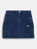 Maria Denim Cargo Skirt (7-14)