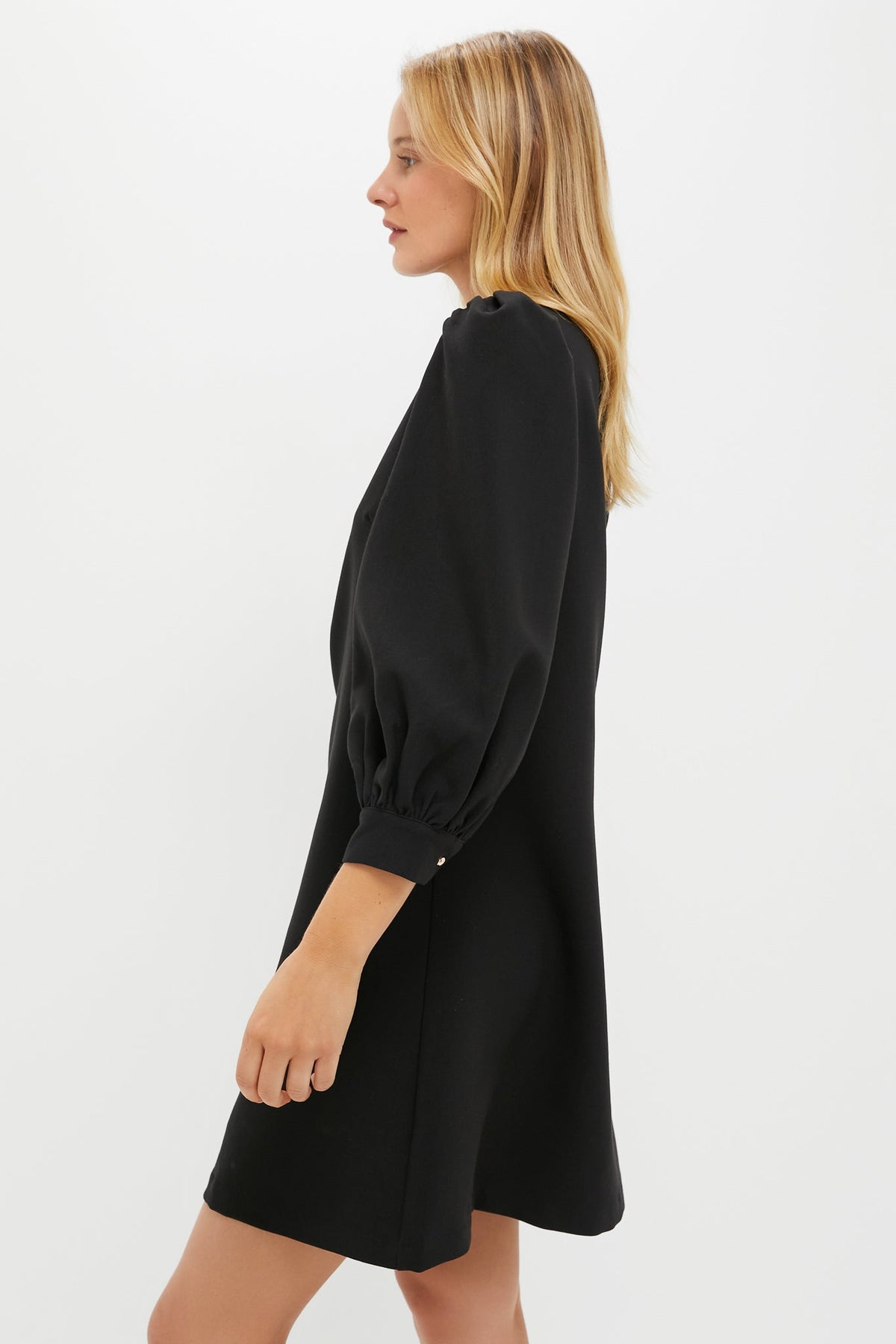 Black Crepe Samantha Dress