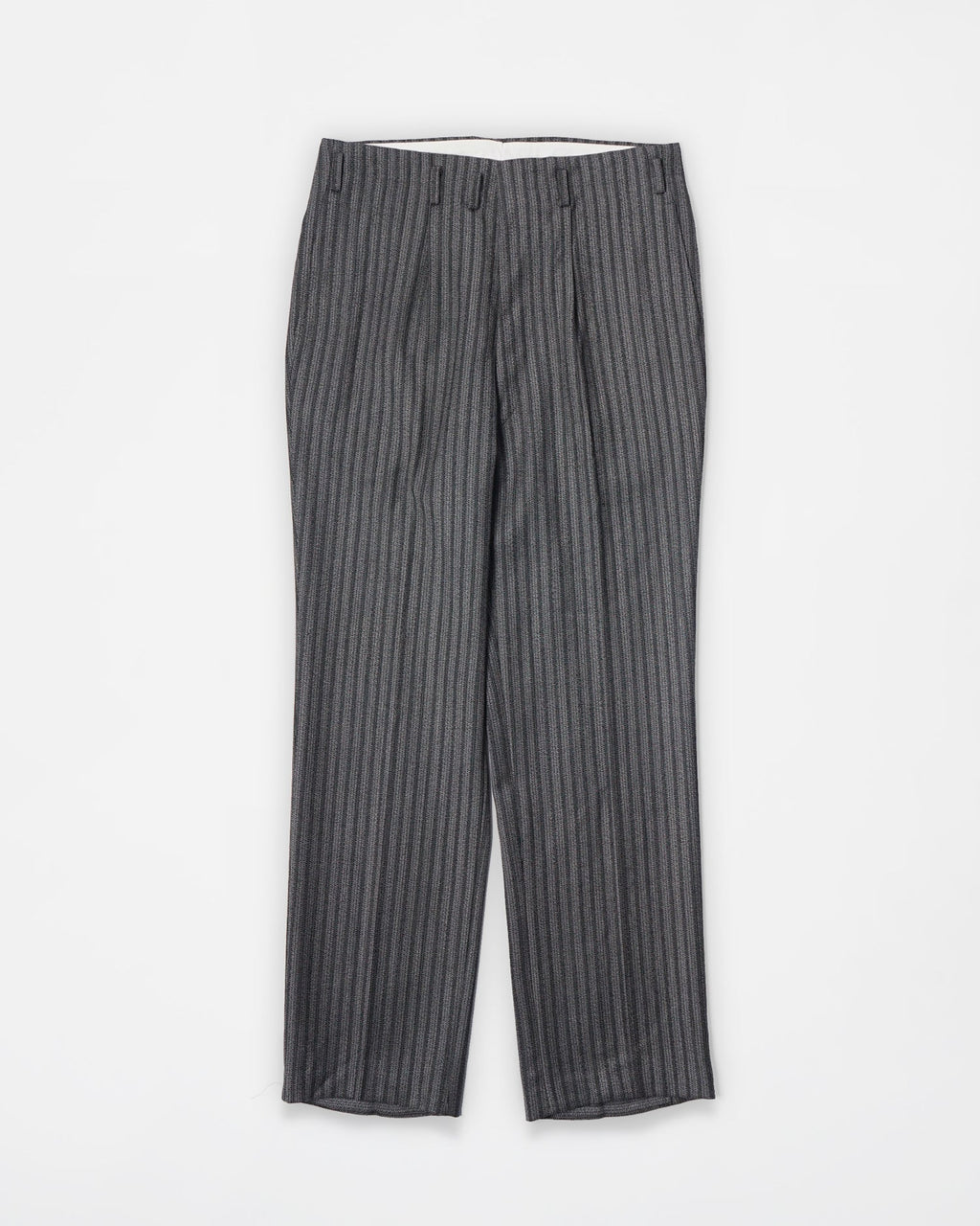 1960’s Stripe Wool Trousers / Size: 32