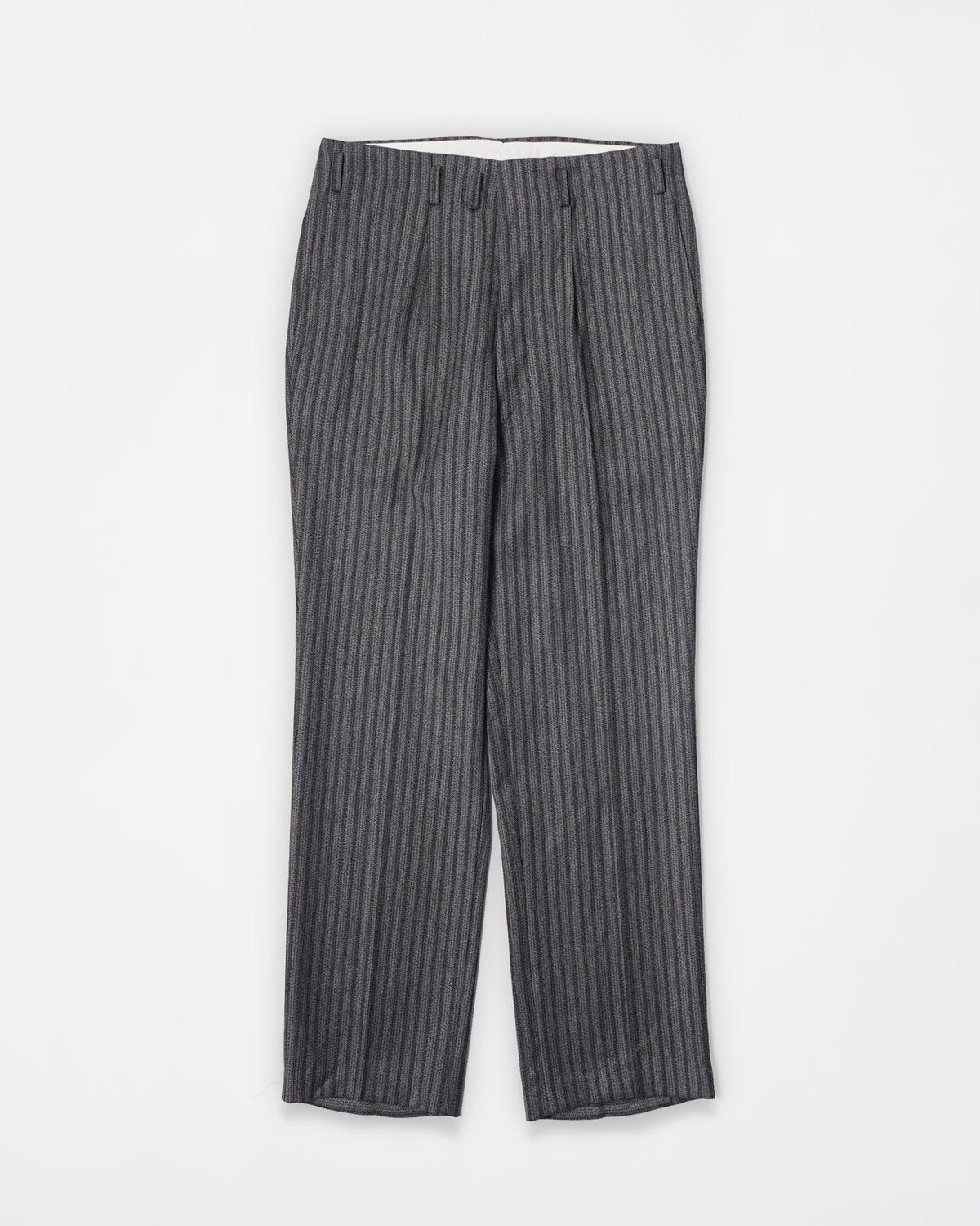 1960’s Stripe Wool Trousers / Size: 32