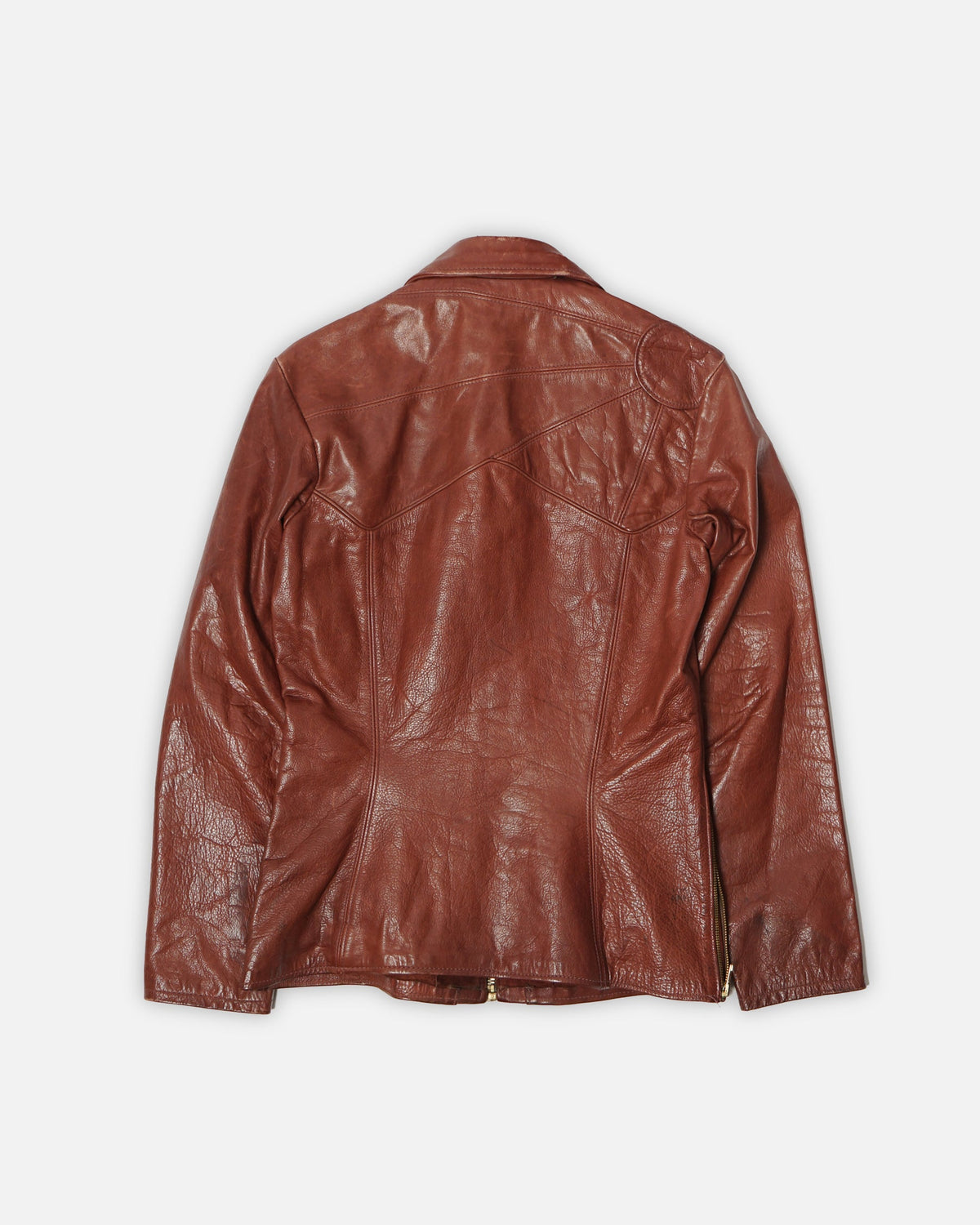 1970's Leather Jacket "Smoke"