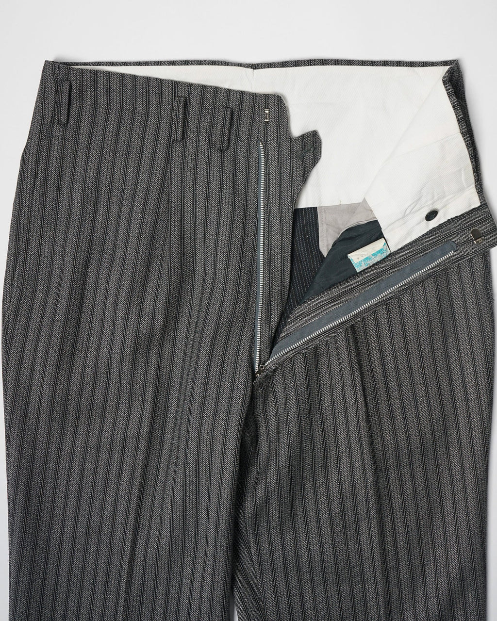 1960’s Stripe Wool Trousers / Size: 32