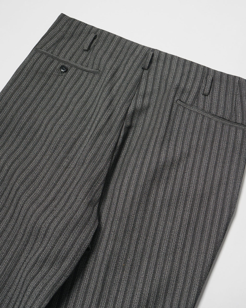 1960’s Stripe Wool Trousers / Size: 32