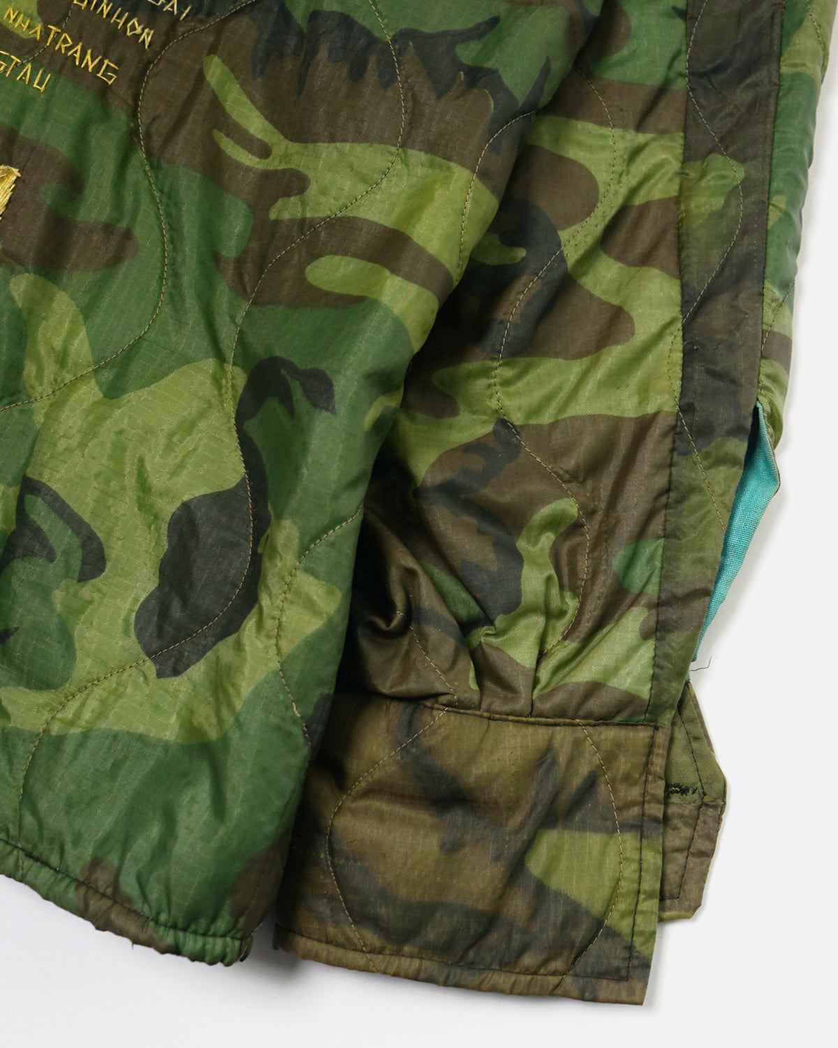 1970's US Army Embroidered Quilting Jacket