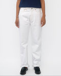 501 Straight Fit White Denim Pants / size: 28