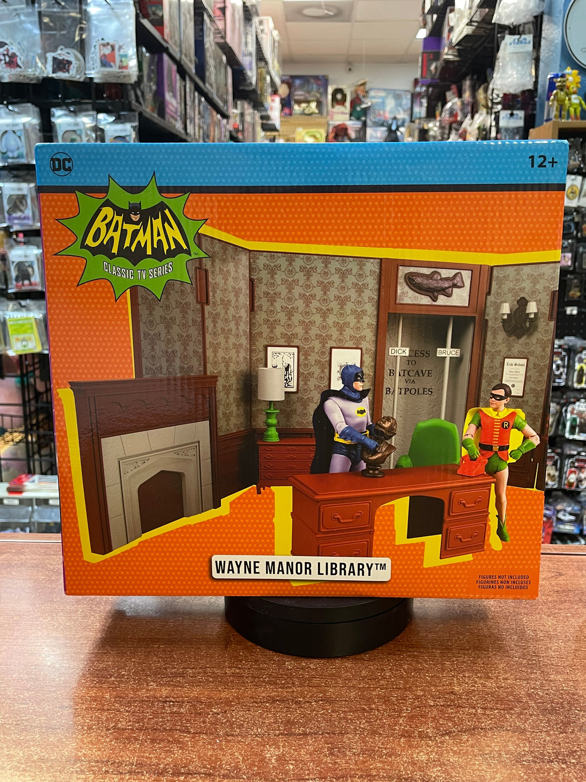 Wayne Manor Library (Mattel, Batman Classic TV) **SEALED**