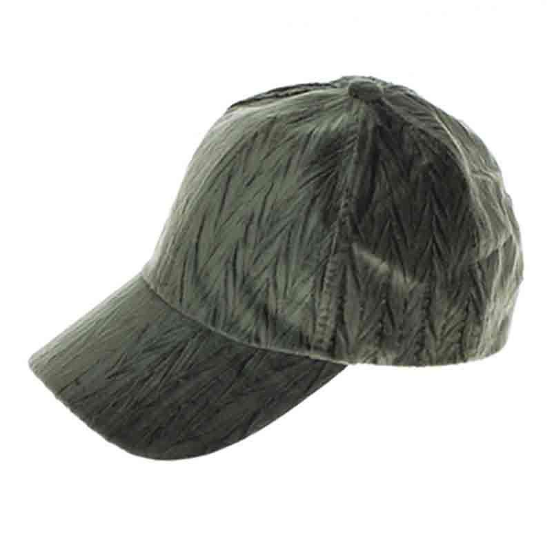 Textured Velvet Fashion Baseball Cap - DNMC