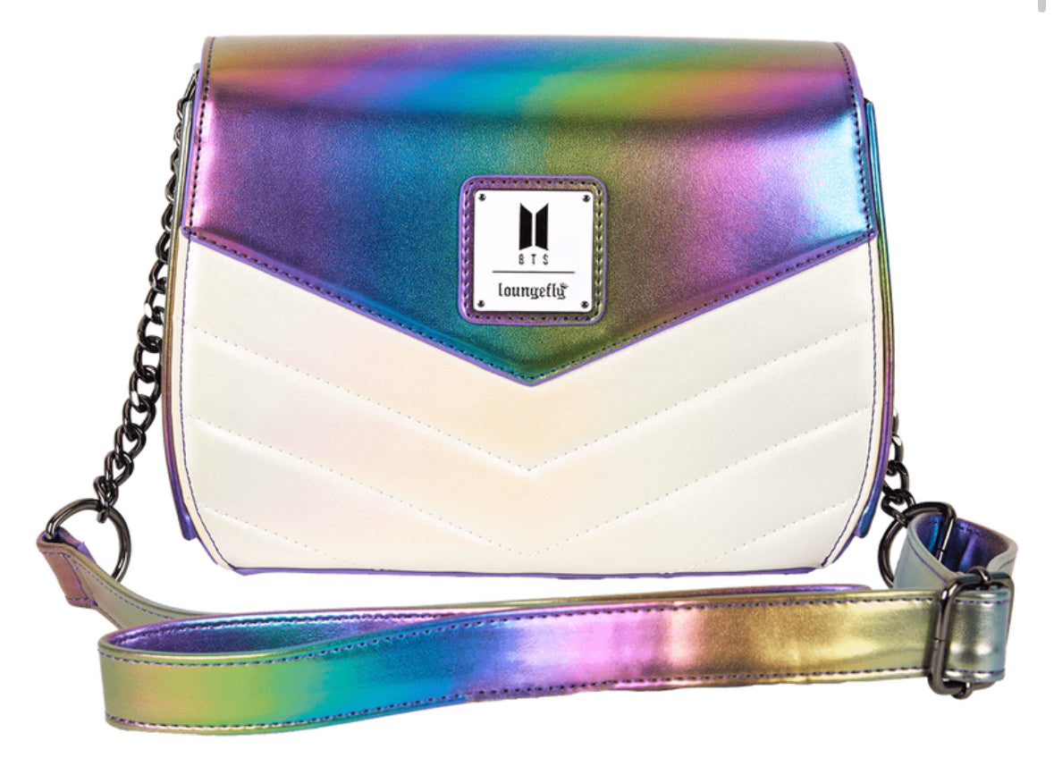 BTS Iridescent Crossbody Purse by Loungefly