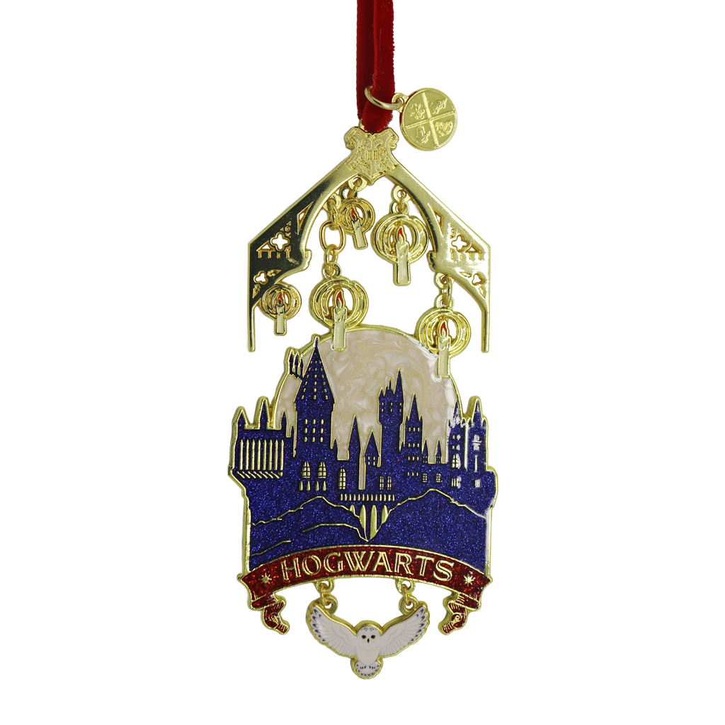 Hogwarts Christmas Metal Decoration