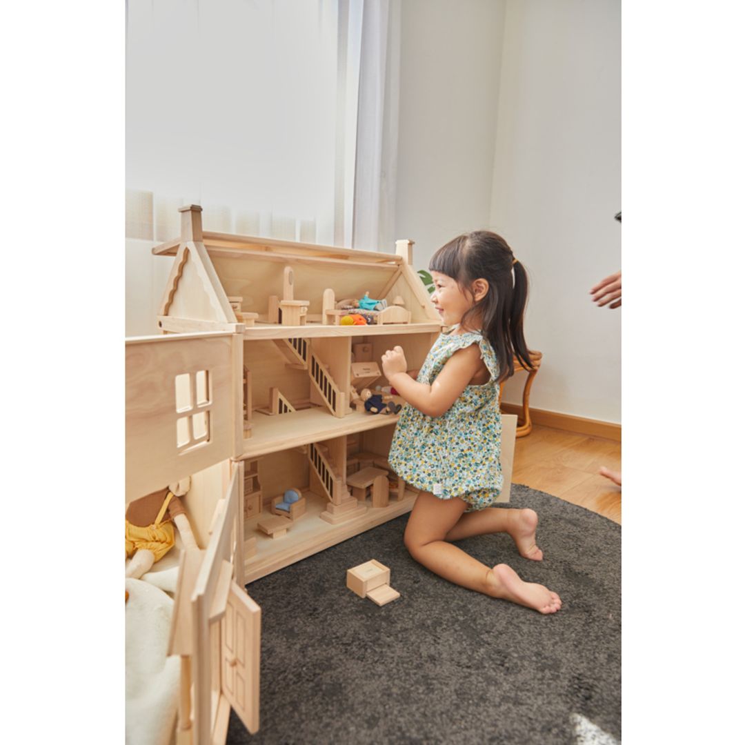 Victorian Wooden Dollhouse