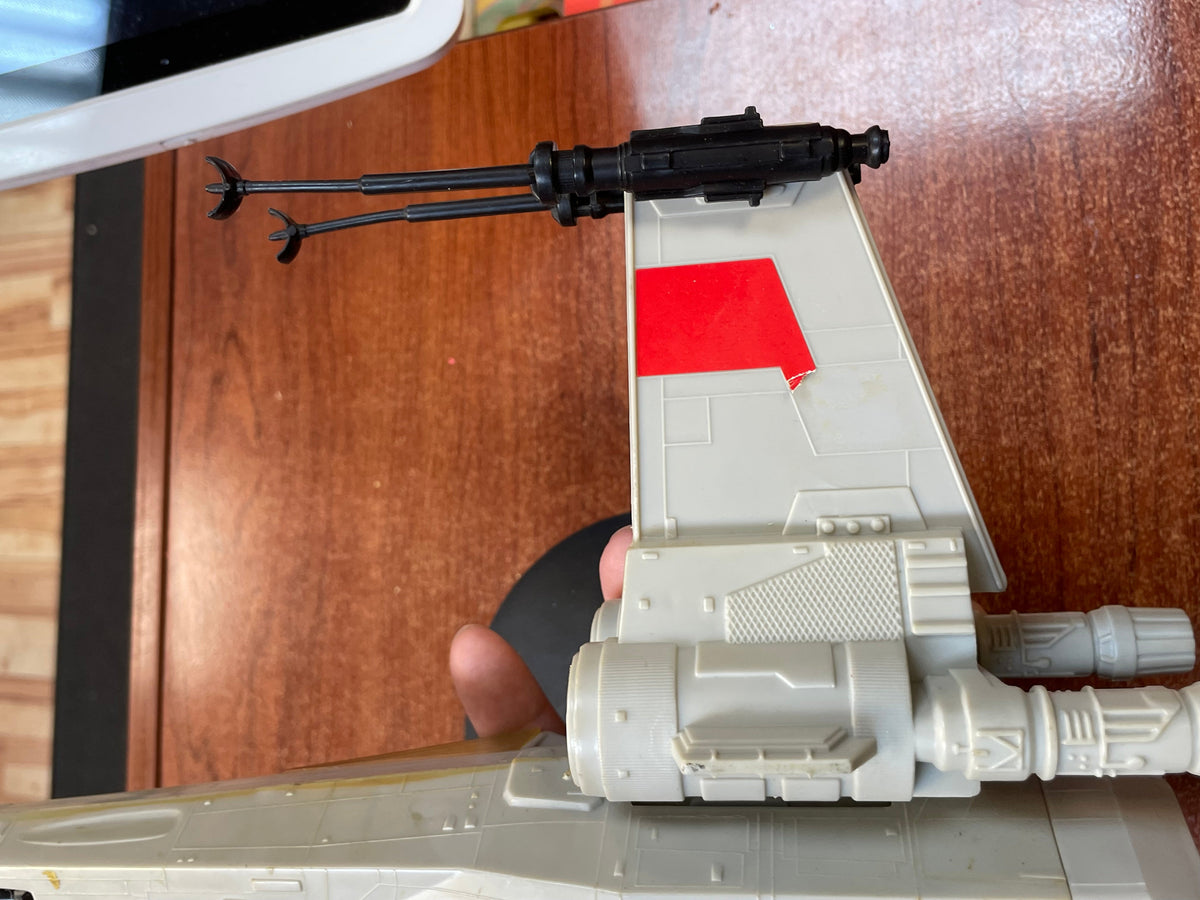 Battle Damage X-Wing Fighter With Stickers (Vintage Star Wars ESB, Kenner)
