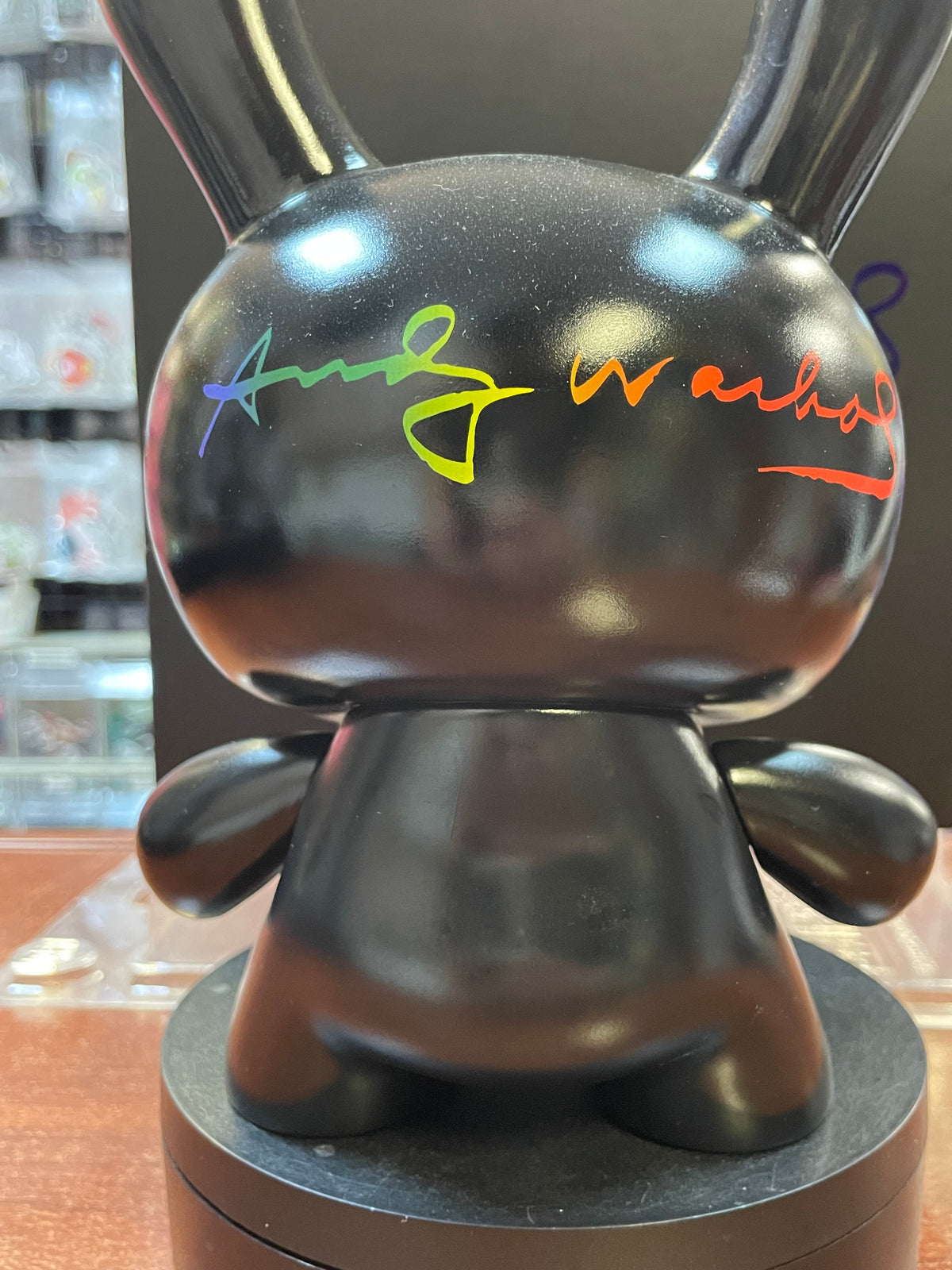 Andy Warhol Fright Wig Self-Portrait 8" (KidRobot, Masterpiece Dunny) OPEN BOX