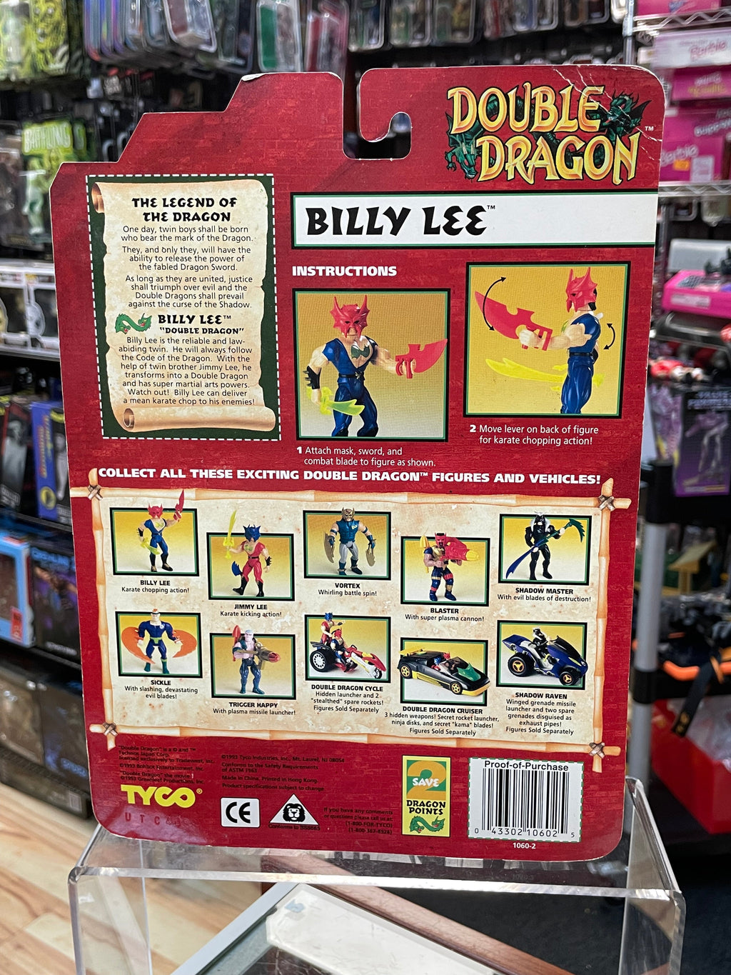 Billy Lee (Vintage Double Dragon, Tyco) **SEALED**