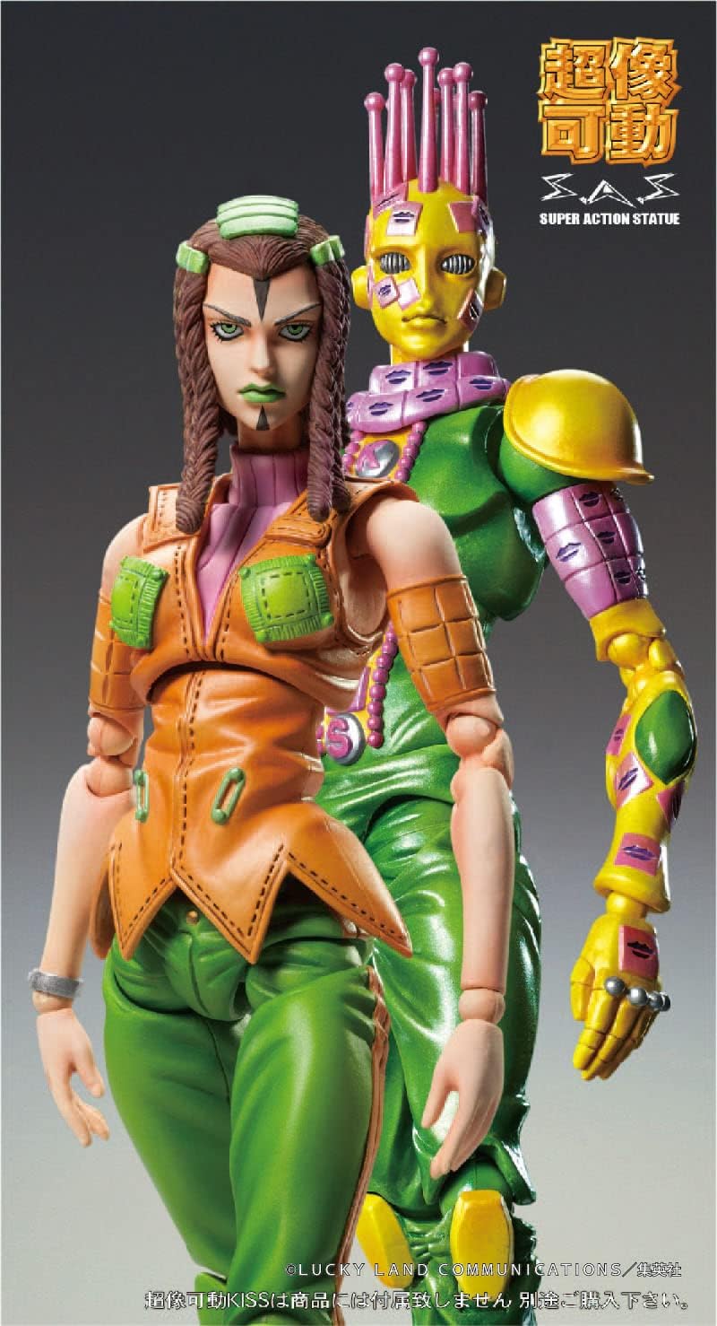 Super Statue Movable JoJo's Bizarre Adventure Part 6 Stone Ocean - Ermes Costelo