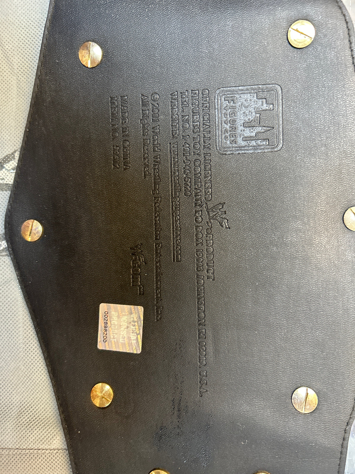Light Heavyweight Championship Belt with Bag (Vintage WWF, Figures Toy Company)