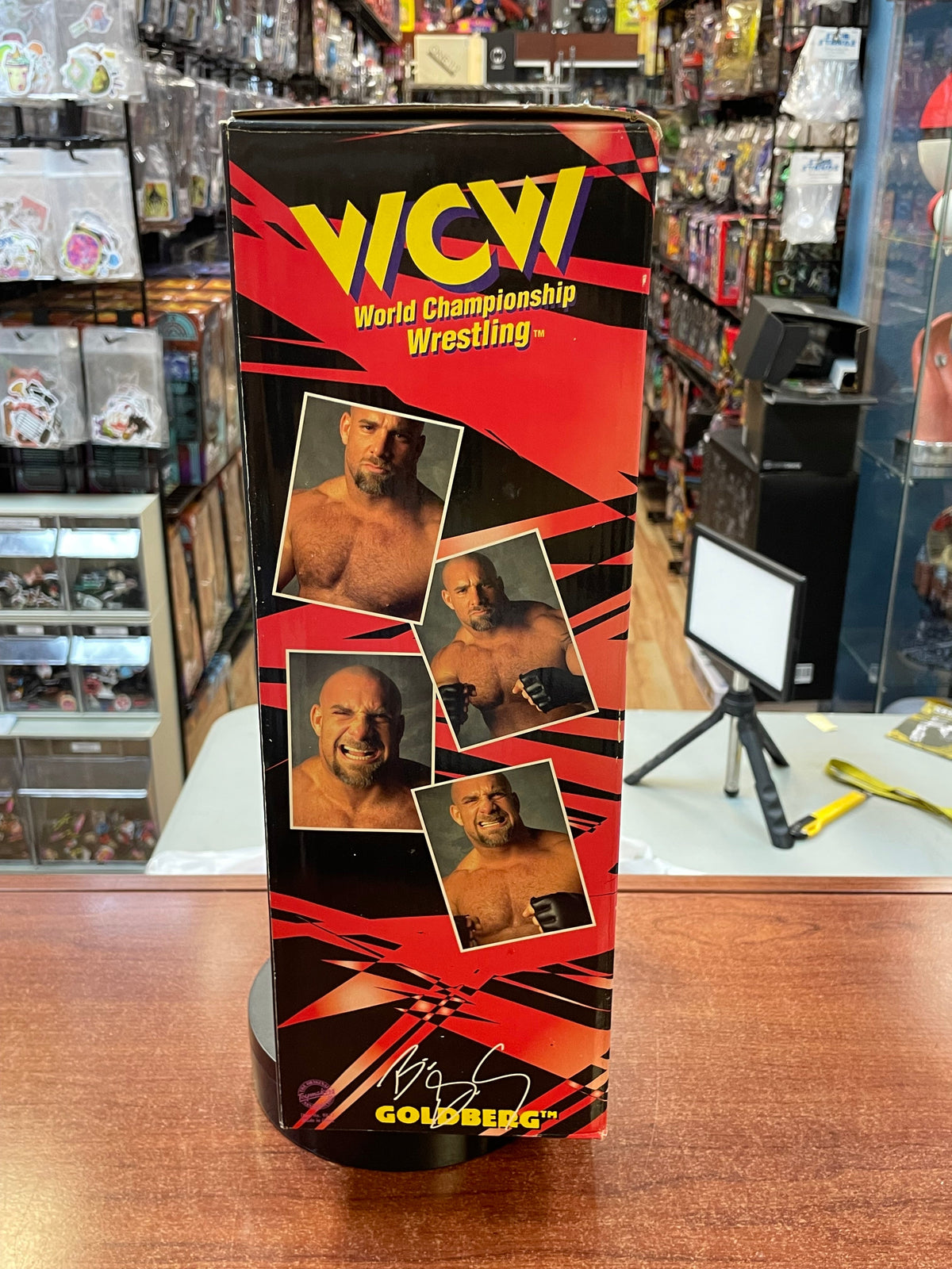 Bill Goldberg 12" Posable Figure (Vintage WCW WWF, OSFTM) Open Box