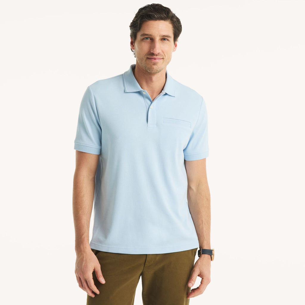 Nautica Mens Classic Fit Interlock Polo