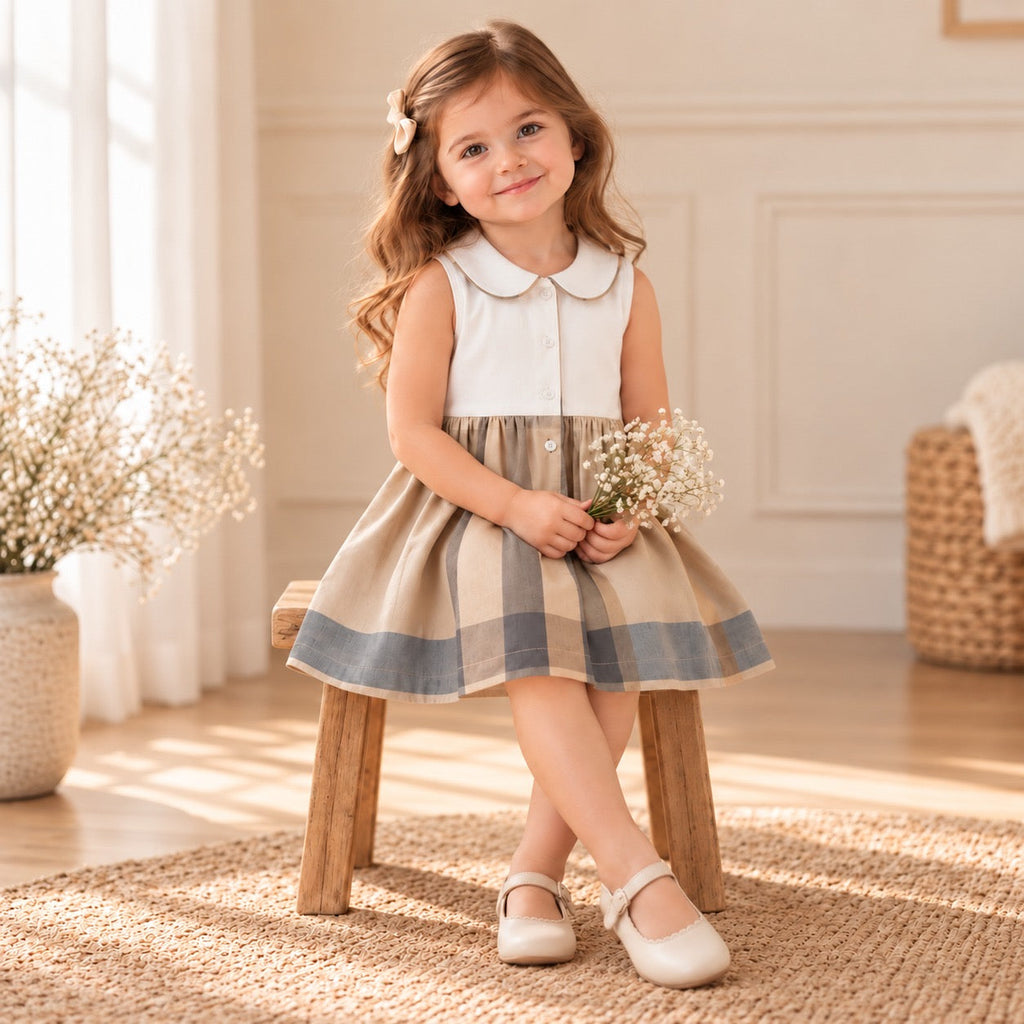 Adele Vintage Style Girls' Dress