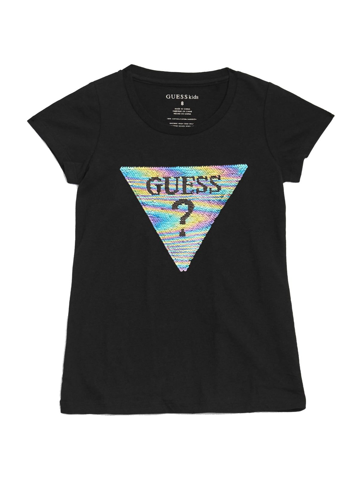 Beatrix Reversible Sequin Logo Tee (7-16)
