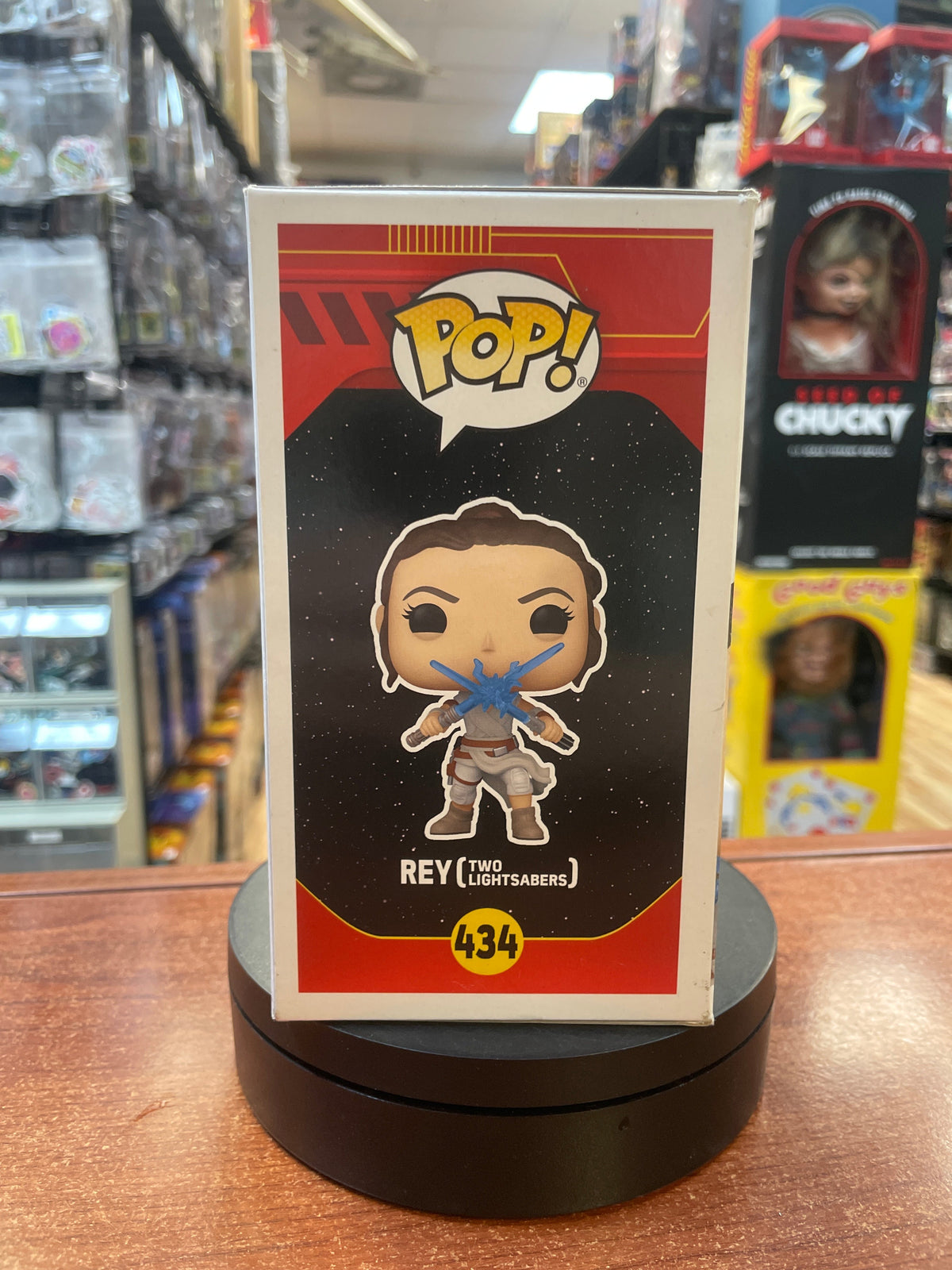 Two Lightsabers Rey #434 (Funko Pop, Star Wars)