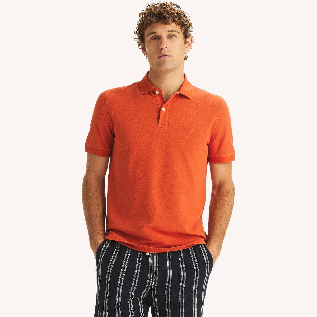 Nautica Mens Classic Fit Deck Polo
