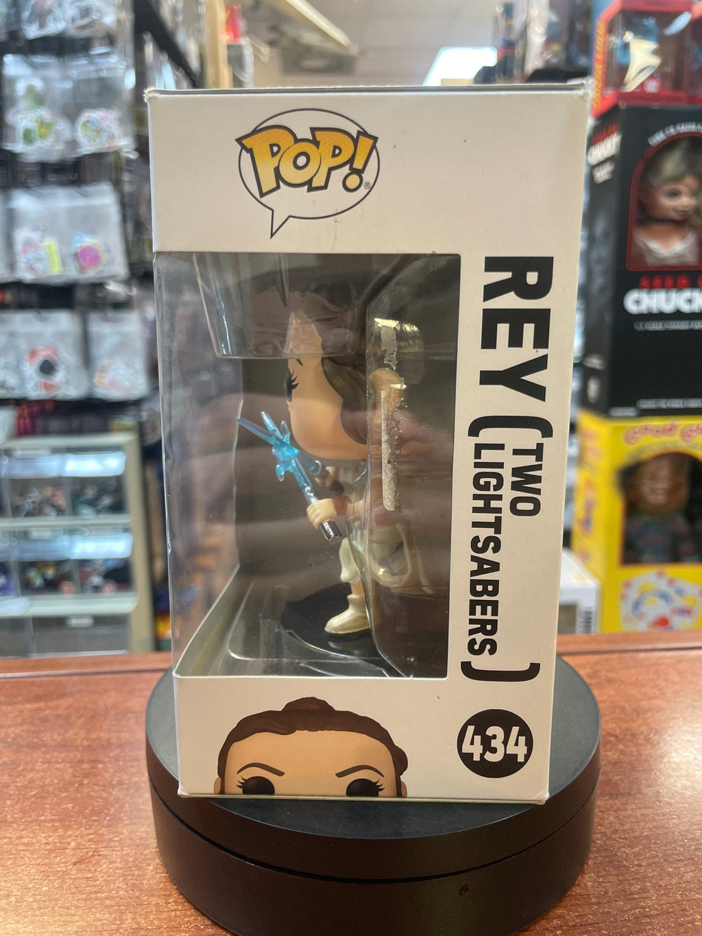 Two Lightsabers Rey #434 (Funko Pop, Star Wars)