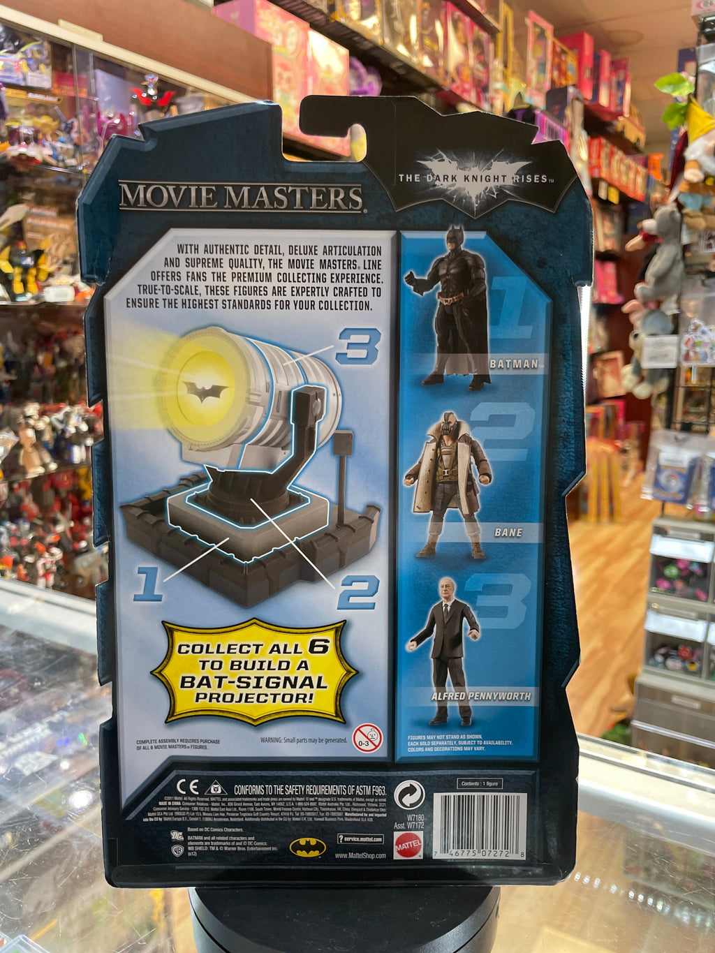 Alfred Pennyworth -Movie Masters- (DC The Dark Knight Trilogy, Mattel) SEALED