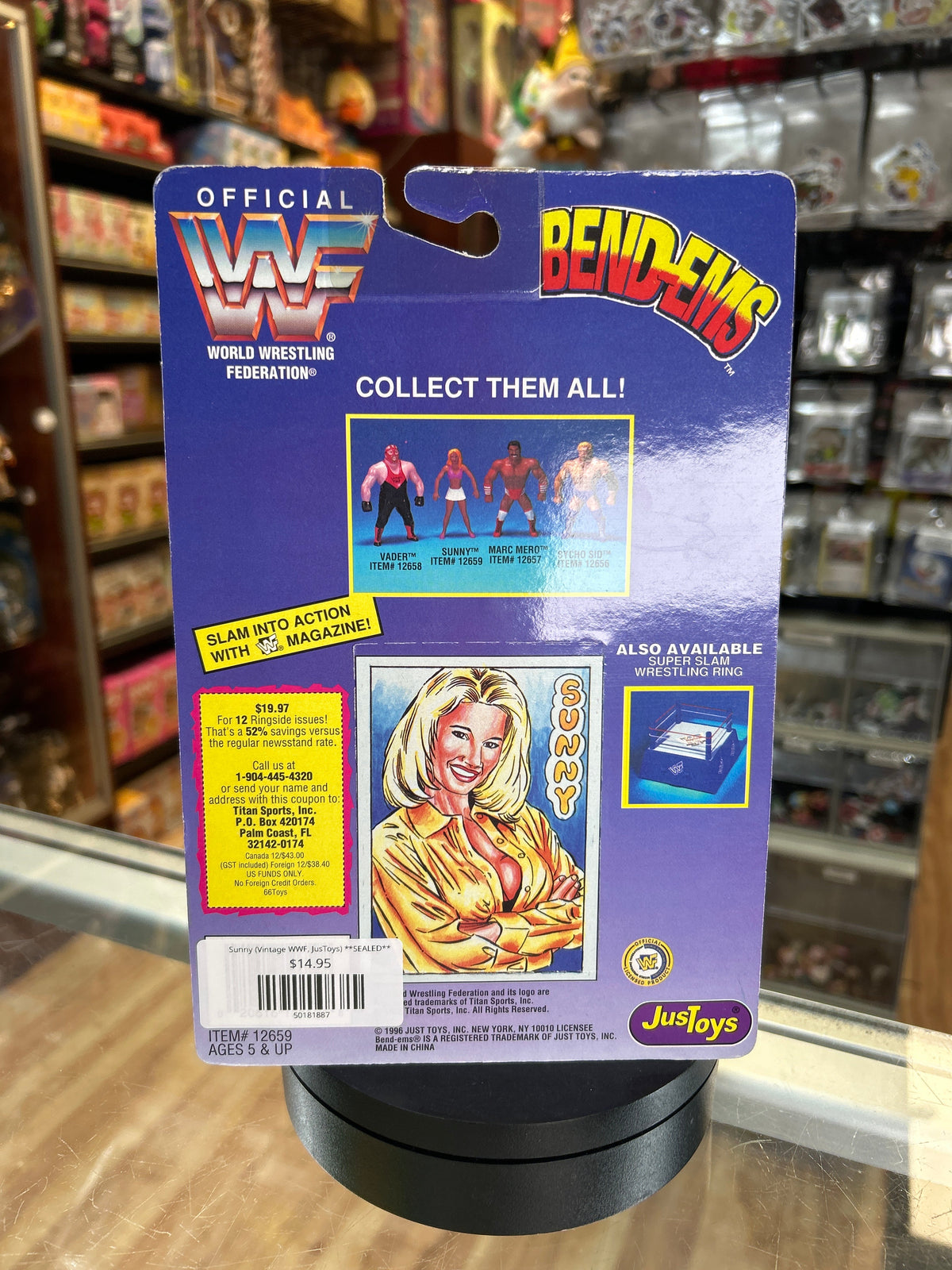 Sunny (Vintage WWF, JusToys) **SEALED**
