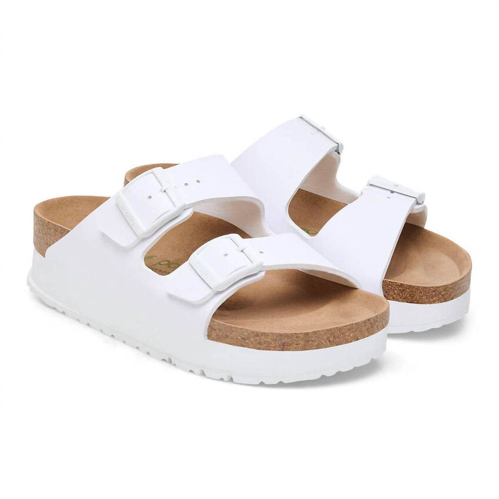 Women’S Arizona Pap Flex Platform Sandal In White