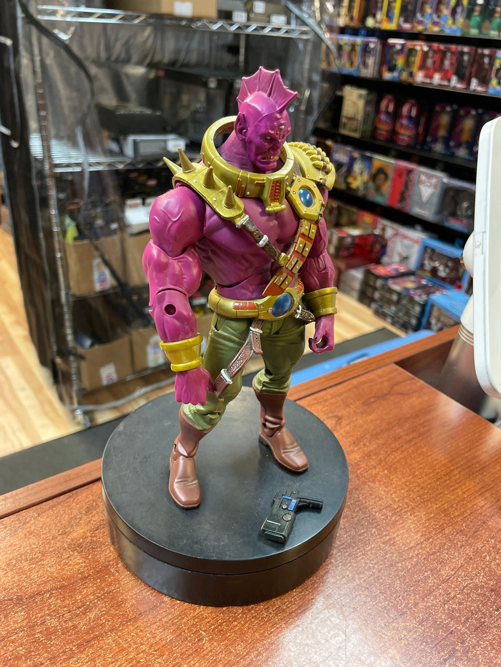 Despero Collect & Connect 10” DCUC Wave 4 BAF (DC Universe Classics, Mattel) INCOMPLETE