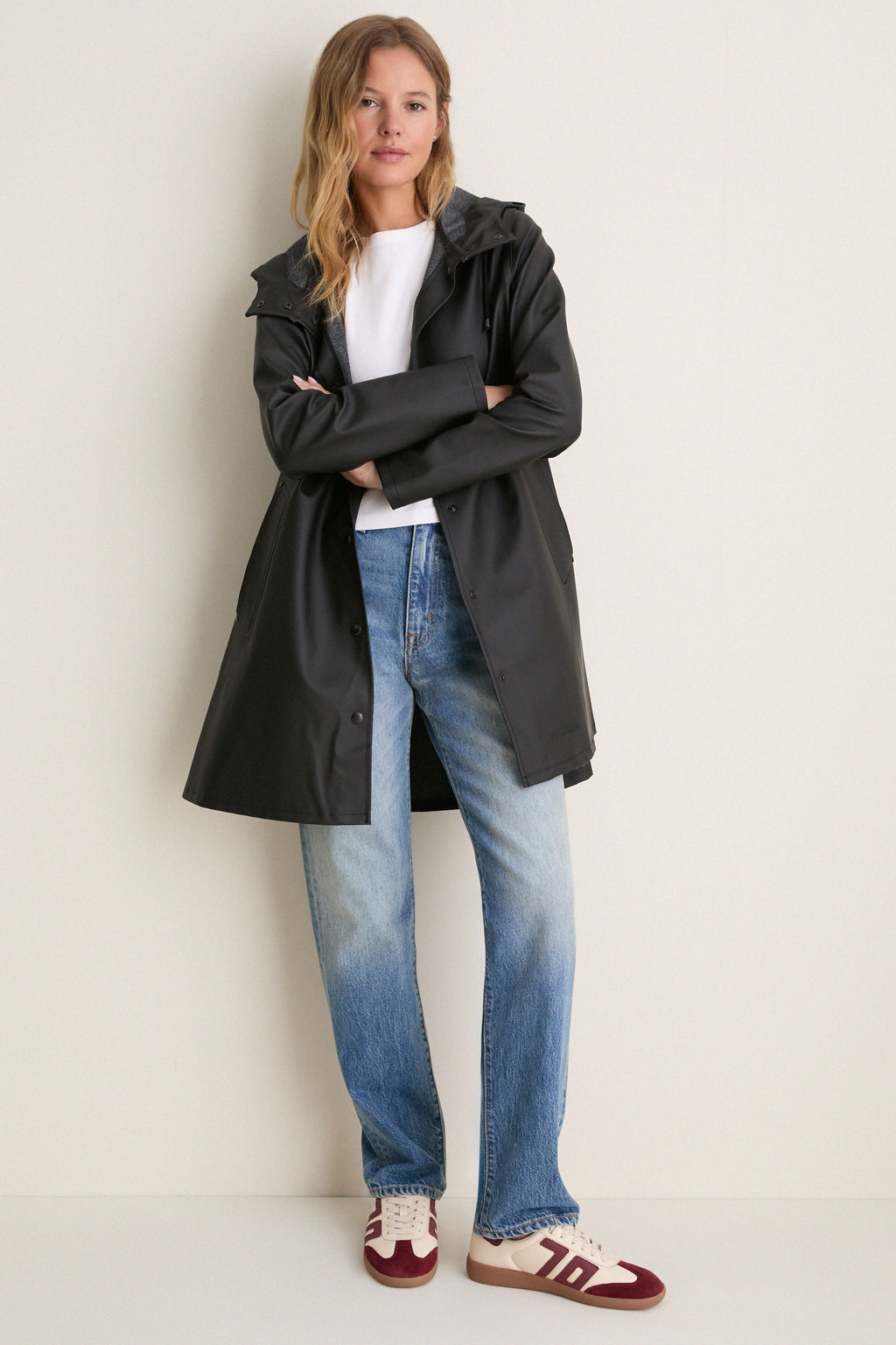 Black Mosebacke Raincoat